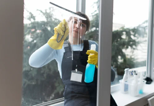 Nettoyage de vitres intérieures et extérieures à Bouleurs